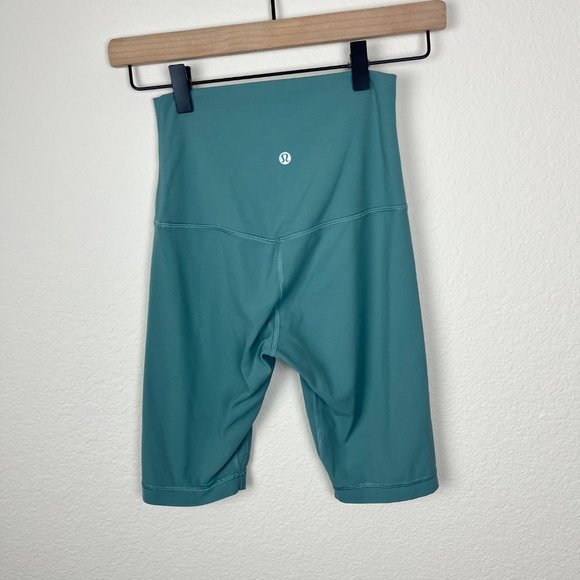 Lululemon Align Super High Rise Short 10" Desert Teal - Picture 2 of 8